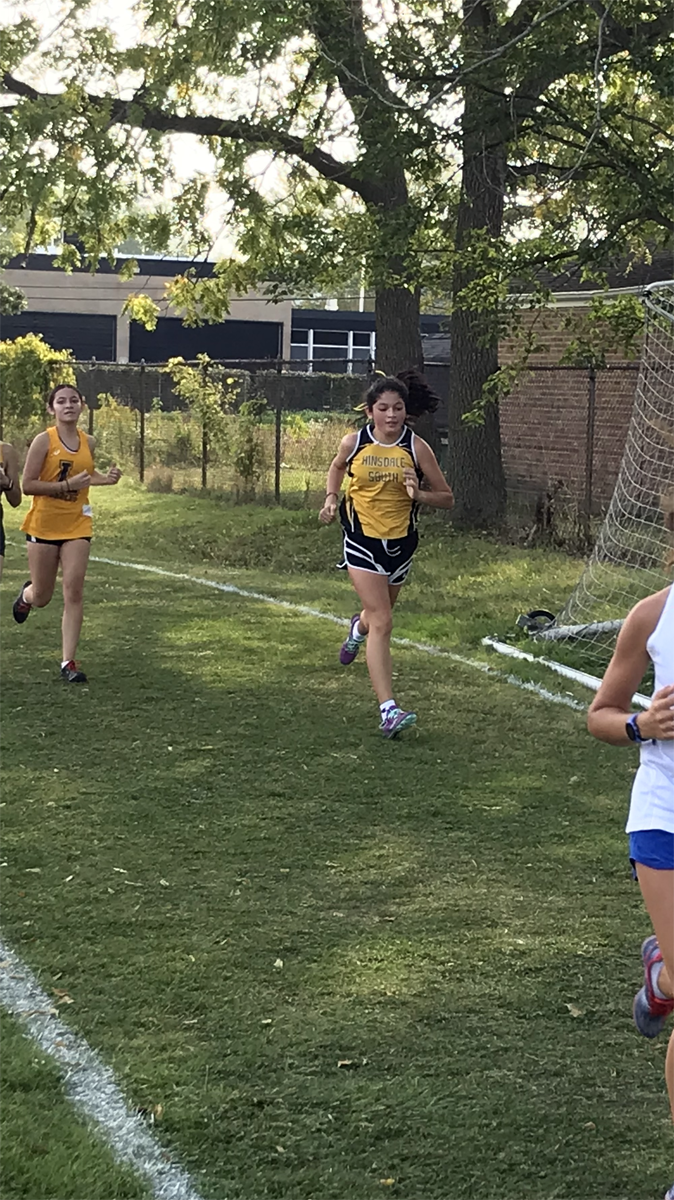 Annabella Ramirez Runs for Hinsdale South at the Pat Savage Cross Country Invite at Niles West in Skokie