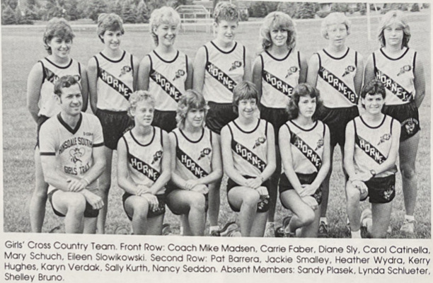 1983 Hinsdale South Girls Cross Country Team
