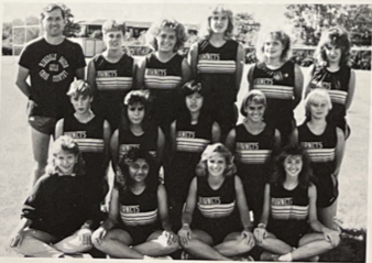 1986 Hinsdale South Girls Cross Country Team
