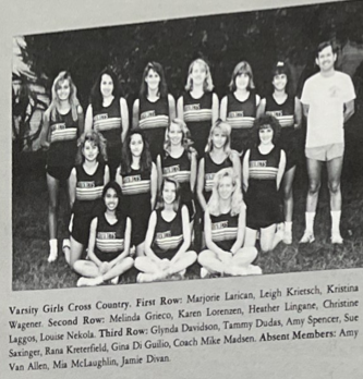 1990 Hinsdale South Girls Cross Country Team