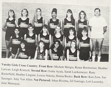 1991 Hinsdale South Girls Cross Country Team