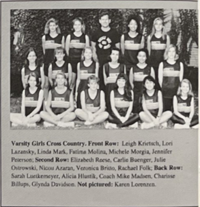 1992 Hinsdale South Girls Cross Country Team