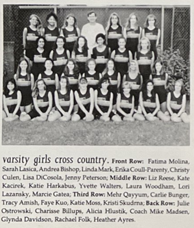 1993 Hinsdale South Girls Cross Country Team