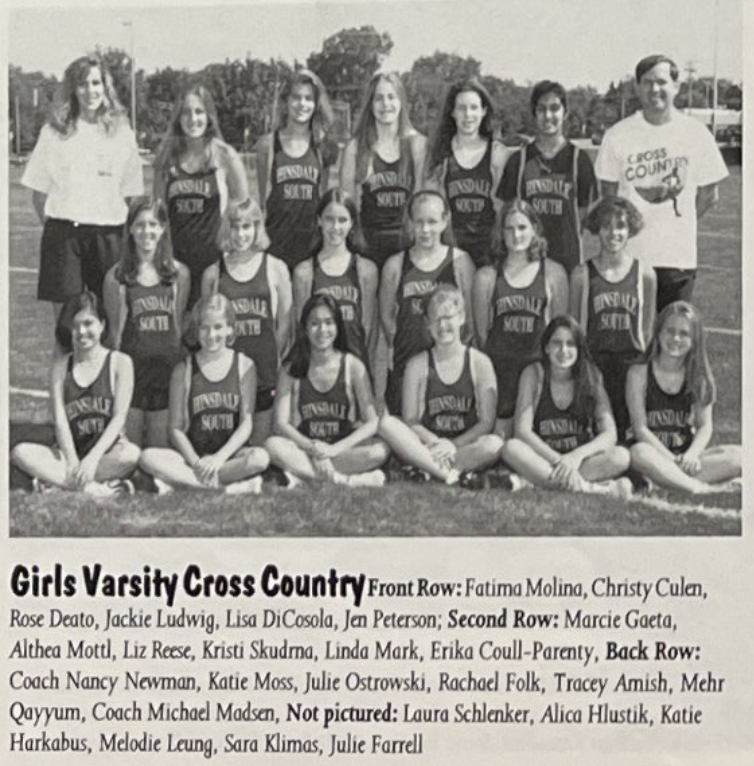 1994 Hinsdale South Girls Cross Country Team