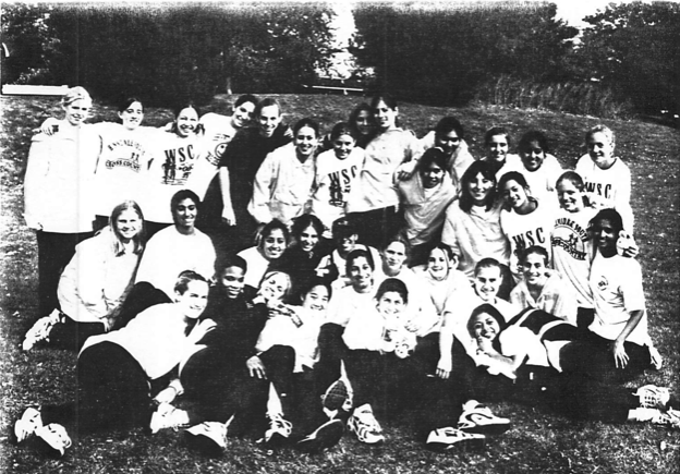 1996 Hinsdale South Girls Cross Country Team