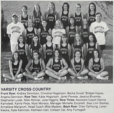2000 Hinsdale South Girls Cross Country Team
