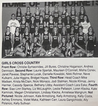 2001 Hinsdale South Girls Cross Country Team