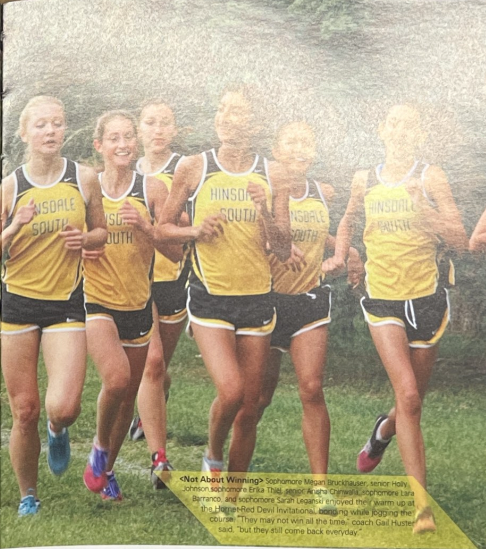 2012 Hinsdale South Girls Cross Country Runners
